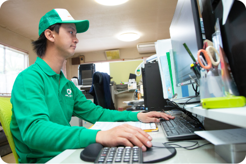 日程調整の様子